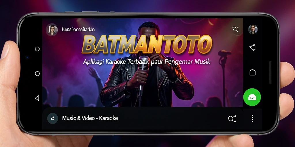 Antarmuka pengguna BATMANTOTO untuk pengalaman Karaoke yang seru.