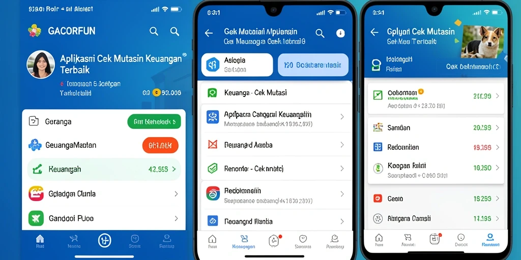 Antarmuka GACORFUN yang intuitif untuk Cek Mutasi.
