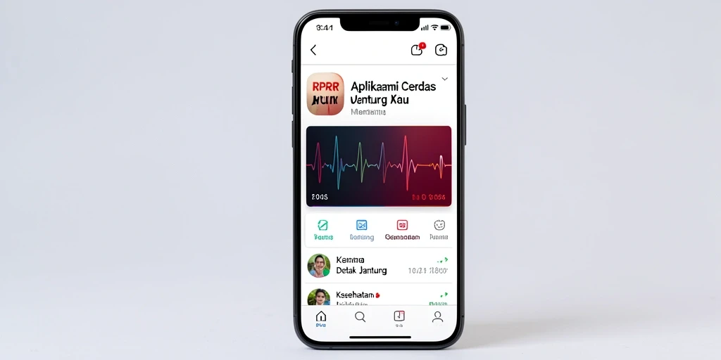 Antarmuka aplikasi RPRR yang interaktif dan informatif.