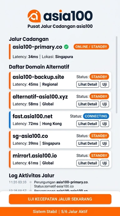 Halaman Link Alternatif asia100 untuk Android Indonesia